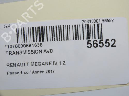 Right front driveshaft RENAULT MEGANE IV Hatchback (B9A/M/N_) 1.2 TCe 100 (B9MS) | BP33561781M39  - Image 5