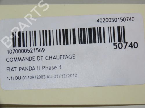 Climate control FIAT PANDA (169_) 1.1 (169.AXA1A) | BP17868336I5 