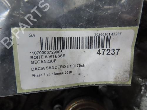 Gearbox DACIA SANDERO II 1.0 SCe 75 (B8JC, B8JD, B8NC) | BP33728018M3  - Image 6