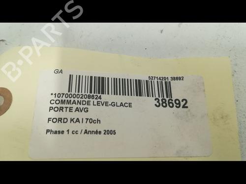 Used Left front window switch Left front window switch FORD KA (RB_) 1.3 i ROCAM (70 hp) 9604353 9604353