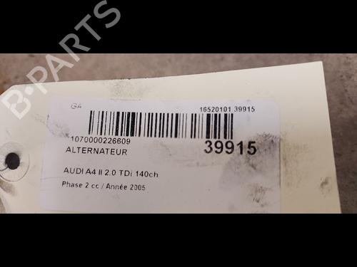 Alternator AUDI A4 B7 (8EC) 2.0 TDI 16V | BP23172062M7