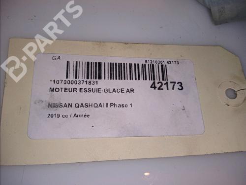 Rear wiper motor NISSAN QASHQAI II SUV (J11, J11_) 1.5 dCi | BP11104538M102 