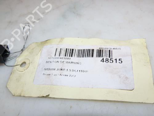 Warning switch NISSAN JUKE (F15) 1.5 dCi | BP16688097I22 
