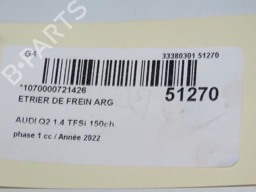 Pinza freno trasera izquierda Pinza freno trasera izquierda AUDI Q2 (GAB, GAG) 35 TFSI (150 hp) 39660494 39660494