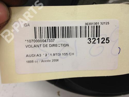 Steering wheel AUDI A3 (8P1) 1.9 TDI | BP9593797C49 