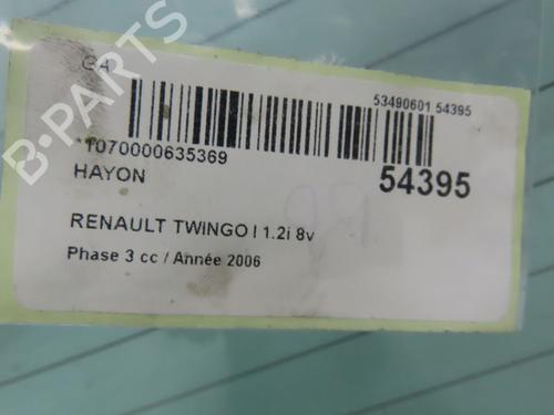 Used Tailgate RENAULT TWINGO I (C06_) 1.2 (C066, C068) (58 hp) 31121047