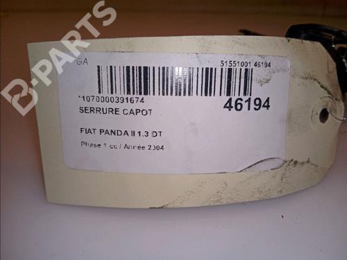 Hood lock FIAT PANDA (169_) 1.3 D Multijet (169.AXC1A) | BP11102002C133