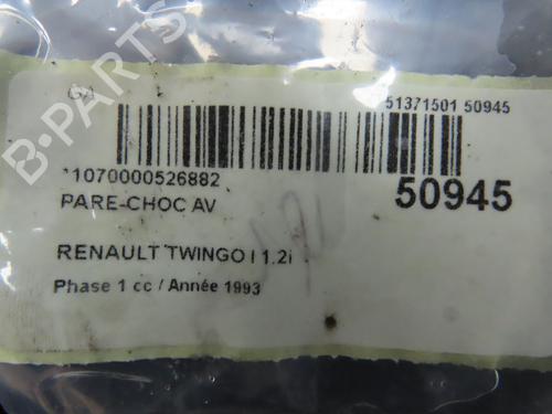 Pare-chocs avant RENAULT TWINGO I (C06_) 1.2 (C063, C064) (55 hp) 28830853