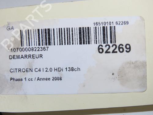 Used Starter Starter CITROËN C4 I (LC_) 2.0 HDi (136 hp) 40110596 40110596