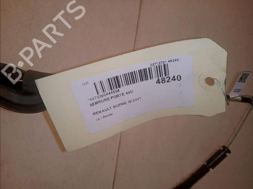 Front right lock RENAULT SCÉNIC IV (J9_) 1.5 dCi 110 Hybrid Assist (J9AE) | BP14951557C97 