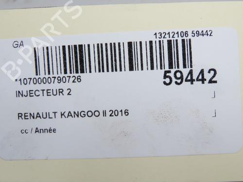 Spreder / Dyse Spreder / Dyse RENAULT KANGOO Express (FW0/1_) 1.5 dCi 110 (FW06, FW12) (110 hp) 37529748 37529748