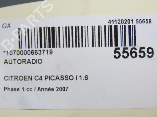 Autoradio CITROËN C4 Picasso I MPV (UD_) 1.6 HDi | BP30404052E6