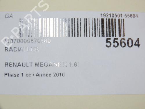 Køler RENAULT MEGANE III Hatchback (BZ0/1_, B3_) 1.6 16V Hi-Flex (BZ03) | BP30117083M31 