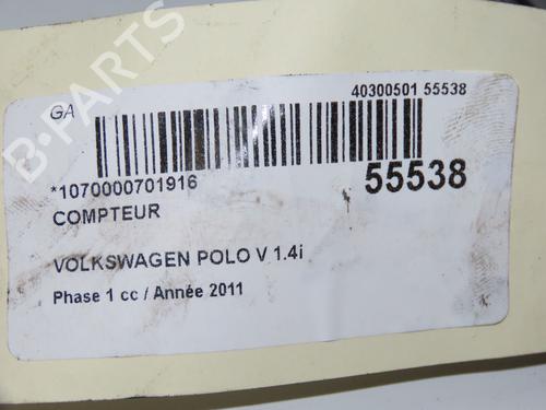 Instrument cluster VW POLO V (6R1, 6C1) 1.4 (6R1) | BP32332346C47 