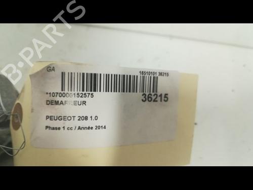 Used Starter PEUGEOT 208 I (CA_, CC_) 1.0 VTi (68 hp) 9600790