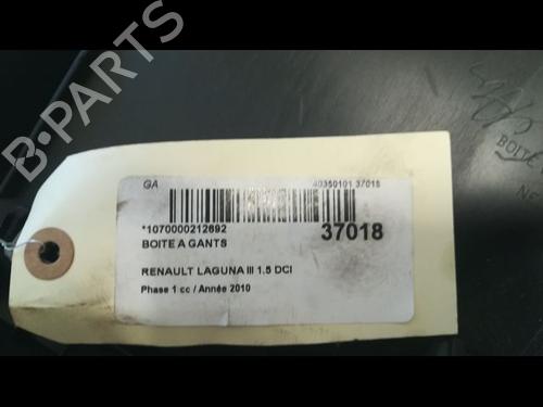 Used Glove box RENAULT LAGUNA III (BT0/1) 1.5 dCi (BT00, BT0A, BT0T, BT1J) (110 hp) 23174887