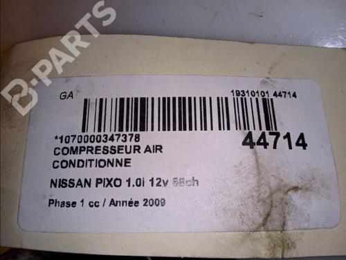 AC compressor NISSAN PIXO (UA0) 1.0 | BP11099457M34 