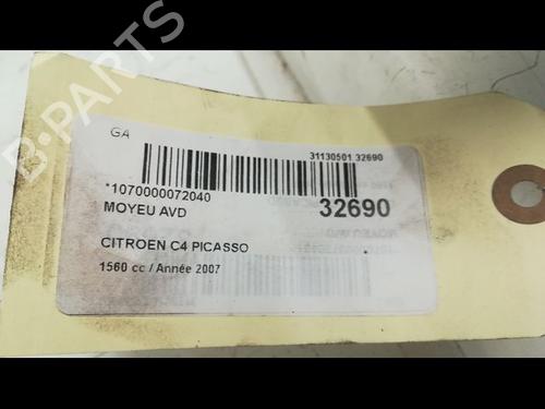 Used Left front steering knuckle CITROËN C4 Grand Picasso I (UA_) 1.6 HDi (109 hp) 14875373