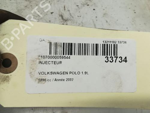 Used Injector VW POLO IV (9N_, 9A_) 1.9 SDI (64 hp) 9594895