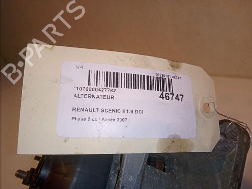 Alternateur Pour RENAULT GRAND SCENIC II 1.9 DCI | Réf. 8200667618 | Occasion Testé