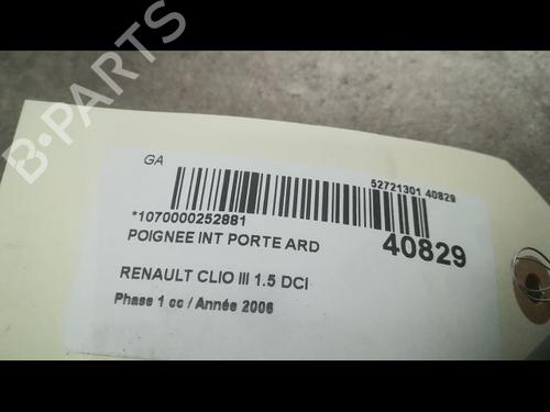 Used Rear right interior door handle RENAULT CLIO III (BR0/1, CR0/1) 1.5 dCi (BR17, CR17) (86 hp) 9610035