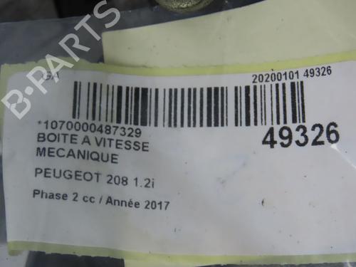 Used Gearbox Gearbox PEUGEOT 208 I (CA_, CC_) 1.2 VTi 68 / PureTech 68 (68 hp) 26383519 26383519