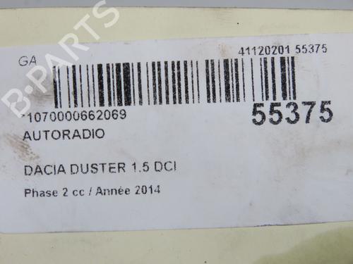 Used Radio Radio DACIA DUSTER (HS_) 1.5 dCi (86 hp) 39937991 39937991