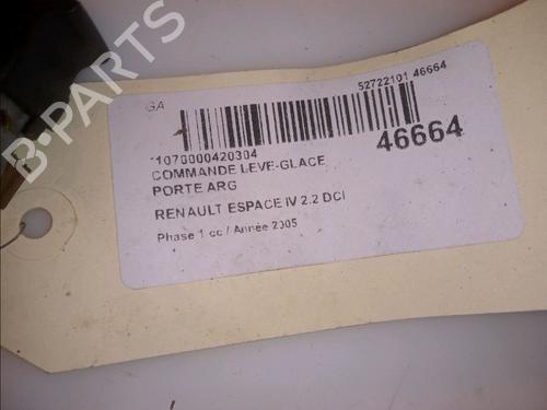 Used Left rear window switch RENAULT ESPACE IV (JK0/1_) 2.2 dCi (JK0H) (150 hp) 14951762