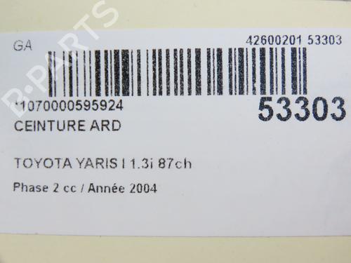 Rear right belt tensioner TOYOTA YARIS (_P1_) 1.3 (SCP12_, SCP13_, SCP12R, SCP13R) | BP28830651C90 