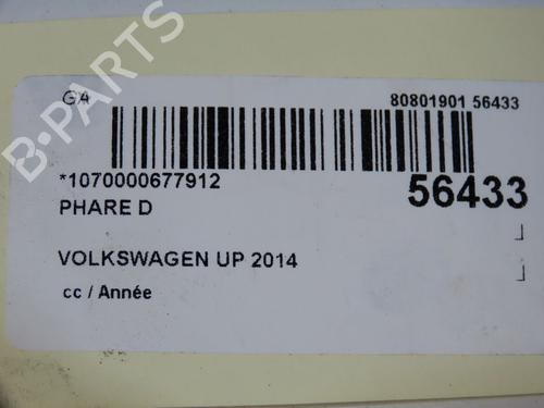 Right headlight VW UP! (121, 122, BL1, BL2, BL3, 123) 1.0 | BP36310628C29  - Image 7