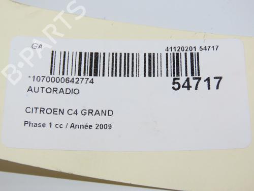 Radio CITROËN C4 Picasso I MPV (UD_) 2.0 HDi 138 (136 hp) 29577218