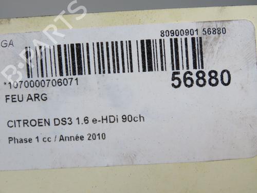 Left taillight CITROËN DS3 (SA_) 1.6 HDi 90 | BP33836512C34  - Image 5