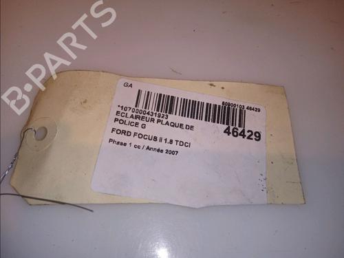 Used Licence plate light FORD FOCUS II (DA_, HCP, DP) 1.8 TDCi (115 hp) 14880902