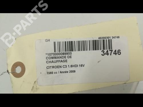 Climate control CITROËN C3 I (FC_, FN_) 1.6 16V HDi | BP9596770I5 