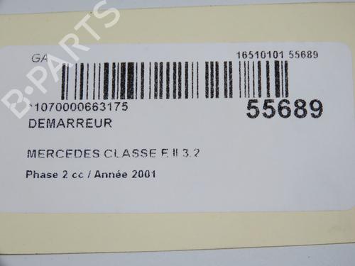 Used Starter MERCEDES-BENZ E-CLASS (W210) E 320 CDI (210.026) (197 hp) 32457464