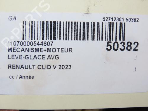 Front left window mechanism RENAULT CLIO V (B7_) 1.6 E-TECH 145 (B7MU) | BP18859330C22