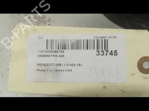 Used Mass air flow sensor PEUGEOT 308 I (4A_, 4C_) 1.6 HDi (90 hp) 9614545