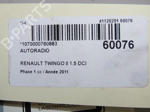 Radio RENAULT TWINGO II (CN0_) 1.5 dCi 75 | BP36791330E6 - Image 6