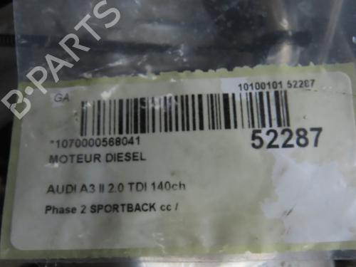 Used Engine AUDI A3 Sportback (8PA) 2.0 TDI 16V (140 hp) 30893398