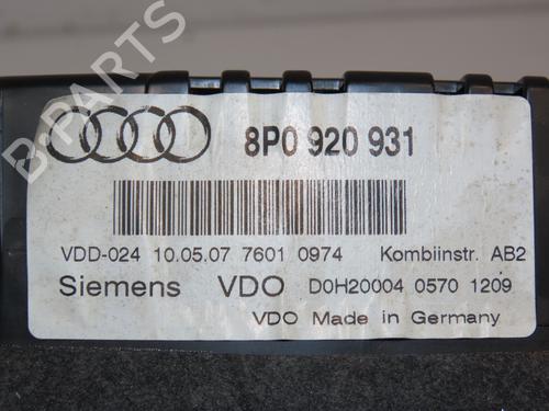 Instrument cluster AUDI A3 (8P1) 2.0 TDI quattro | BP18543338C47 