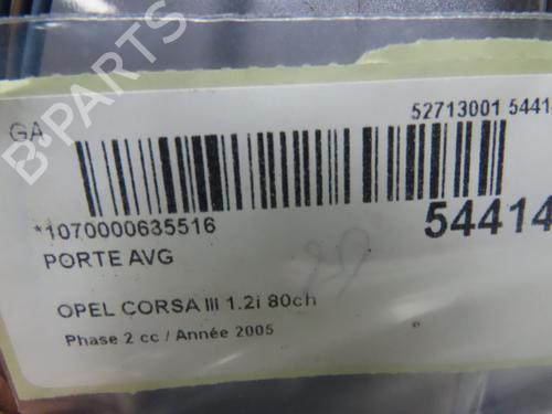 Left front door OPEL CORSA C (X01) 1.2 Twinport (F08, F68) | BP28968613C2 
