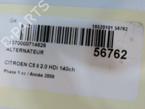 Alternator CITROËN C5 III (RD_) 2.0 HDi 140 (RDRHF8, RDRHFA, RDRHA8, RDRHAJ) | BP36426803M7 - Image 2