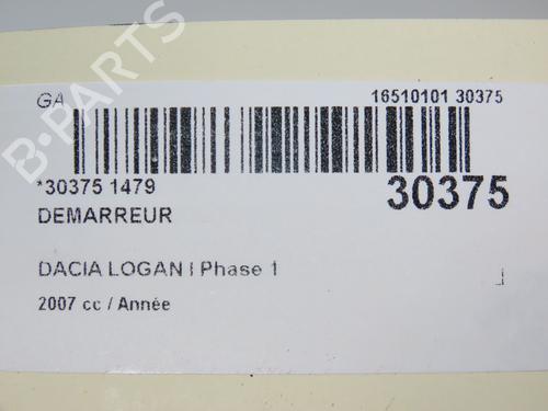 Starter DACIA LOGAN MCV (KS_) 1.4 | BP9592297M8 