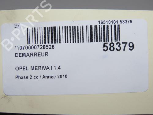 Starter OPEL MERIVA A MPV (X03) 1.4 16V Twinport LPG (E75) | BP36510818M8 - Image 6