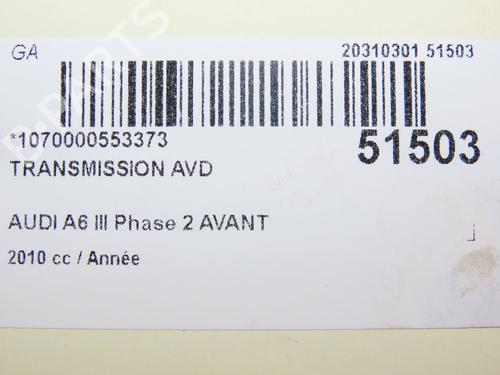 Right front driveshaft AUDI A6 C6 Avant (4F5) 2.7 TDI | BP28967346M39 