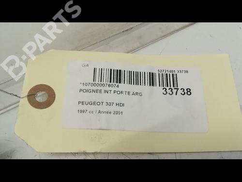 Rear left interior door handle PEUGEOT 307 (3A/C) 2.0 HDi 110 | BP9596094I15 