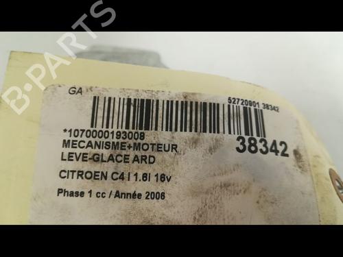 Rear right window mechanism CITROËN C4 I (LC_) 1.6 16V | BP9603464C25 