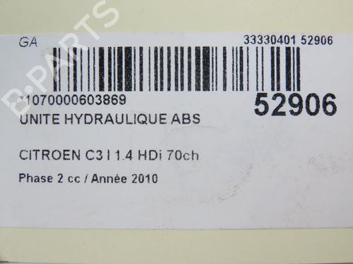 Used ABS pump CITROËN C3 I (FC_, FN_) 1.4 HDi (68 hp) 28829966