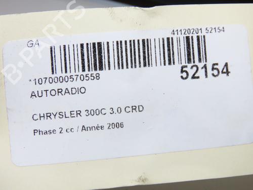 Used Radio Radio CHRYSLER 300C Touring (LX, LE) 3.0 CRD (218 hp) 40484817 40484817