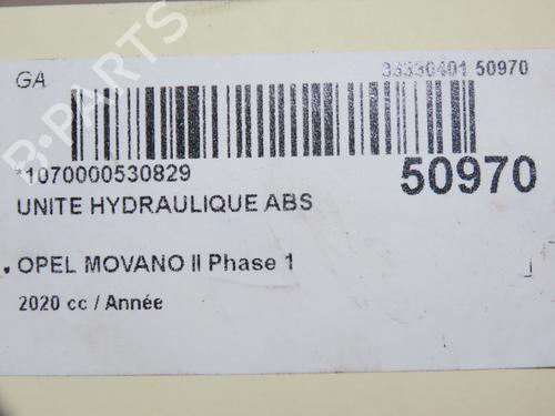 Used ABS pump ABS pump OPEL MOVANO B Van (X62) 2.3 CDTI RWD (FV) (163 hp) 23144905 23144905